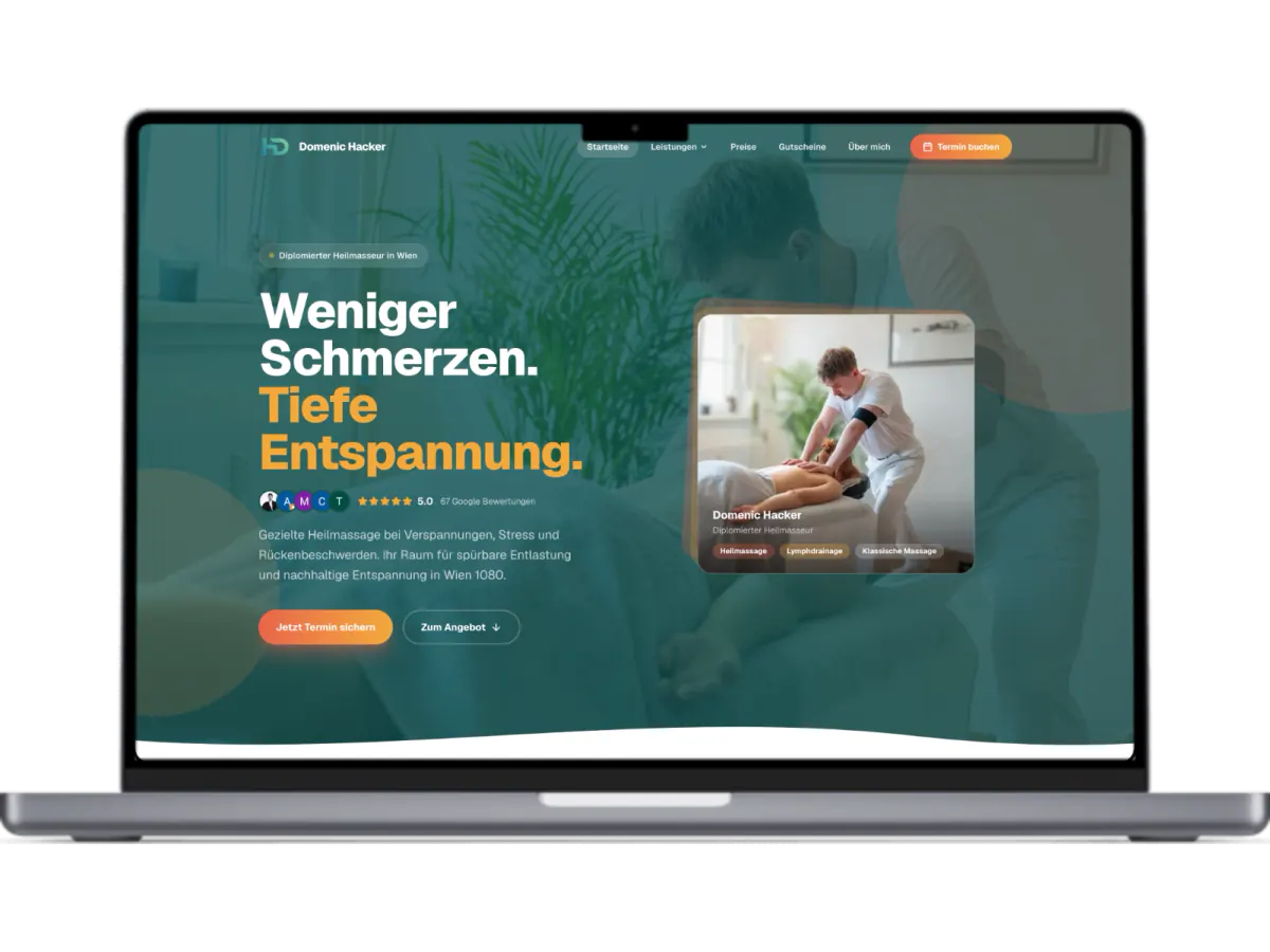 Projekt: Heilmassage Wien
